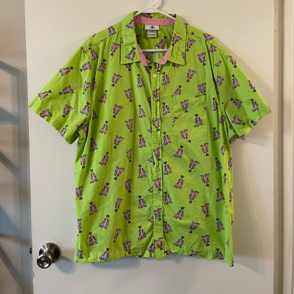 Disney Parks Figment button down